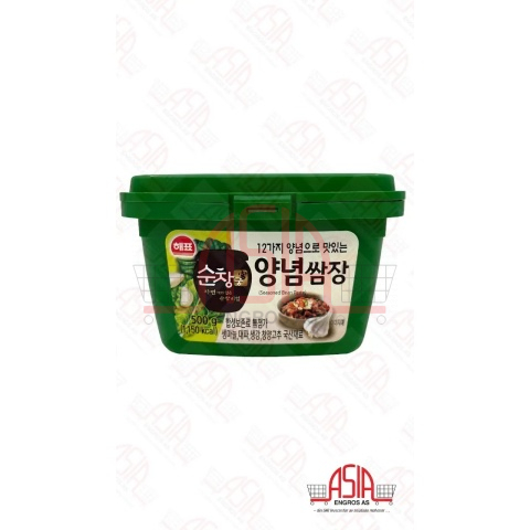 Korean GREEN Seasoned soybean paste SSAMJANG 500g x 20